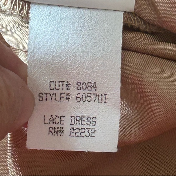 Vintage 90s Y2K Black Lace Satin Dress size M - Picture 9 of 13